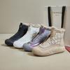 Fleece High-top Snow Boots for Women's Winter New Student Ins Korean Version of Thermal Casual Shoes Platform XFL31