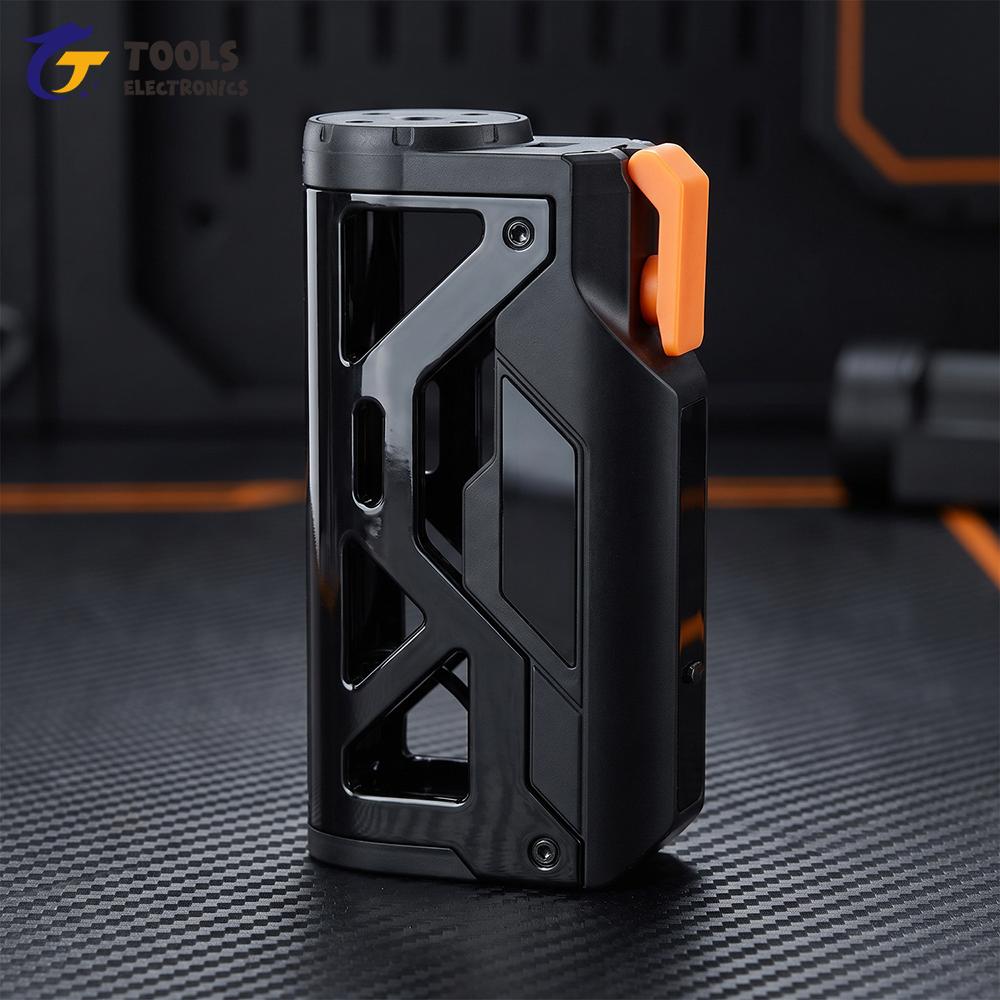 Набор для сборки Power Bank 21700 без пайки с цифровым дисплеем, Power Bank в корпусе-капсуле в механическом стиле, портативный корпус для аккумулятора
