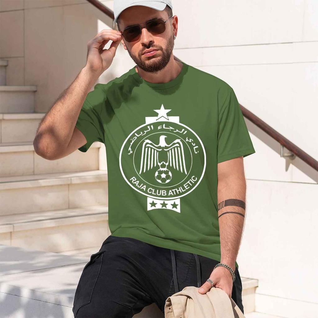Sporty Style Unisexs Tshirt Raja Club Athlet Logo Design For Casual Wear And Football Fans Perfect Gift For Sports Enthusiasts An