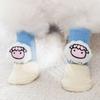 4pcs Knitted Dog Socks Cartoon Pet Dog Accessories High Quality Pet Socks