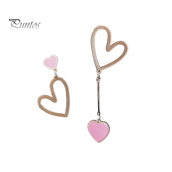 1 пара, три розовых и красных серьги в форме сердца, легкие акриловые висячие серьги, серьги с кисточками, женские ювелирные изделия для девочек-подростков, подарок