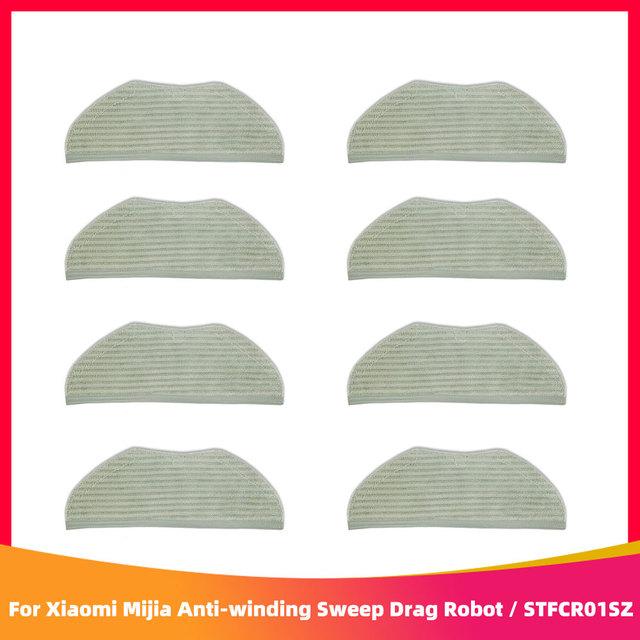 Для Xiaomi Mijia Anti-winding Sweep Drag Robot Vacuum Cleaner STFCR01SZ запасные части для боковой щетки Hepa Filter Mop Rag