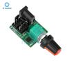 DC 12V 5A Dual-Channel PWM Fan Controller - 4-Wire Manual Speed Adjustment for PC Case/Server Cooling