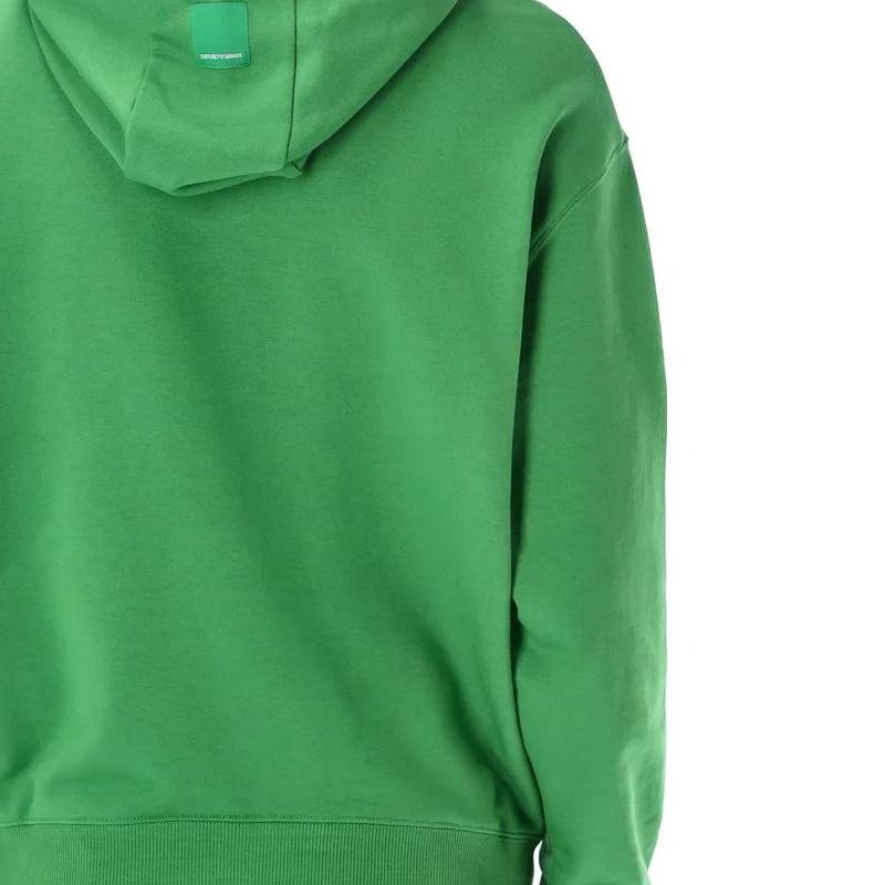 Emporio Armani Худи с принтом «Пляжная хижина» SS23 Мужские худи Зеленый 3L1M7C-1JVHZ-0537