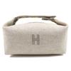 Pristine HERMES Pouch BRIDE A BLACK PM OC Serie Button Handbag wool Used