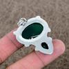 Green Onyx Gemstone Handmade 925 Sterling Silver Jewelry Pendant 2.01" KKG-319