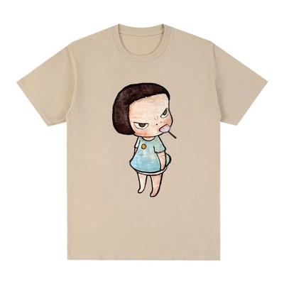 Yoshitomo Nara eat funny футболка Мужская футболка Новая ФУТБОЛКА ФУТБОЛКА Женские топы