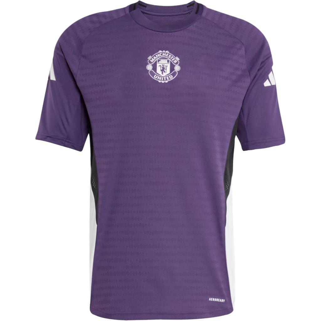 Adidas Manchester United Tiro 25 Pro Player Edition Quick-Dry Training Short Sleeve Football Shirt Men Tops JP3130