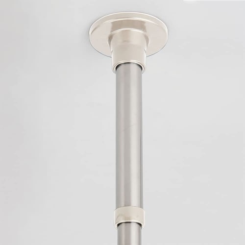 Bestco NY-282 Stainless Steel Tension Clothes Dryer for Balcony, 3 Tiers, Light Gray, Dimensions: 9cm Wide x 44-78cm Deep x 220-300cm High