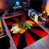 Chicago Hockey Area Rug Suitable for Indoor And Outdoor,Carpets for Kitchens, Homes, Offices, Living Rooms,Home Decor,Christmas Gift