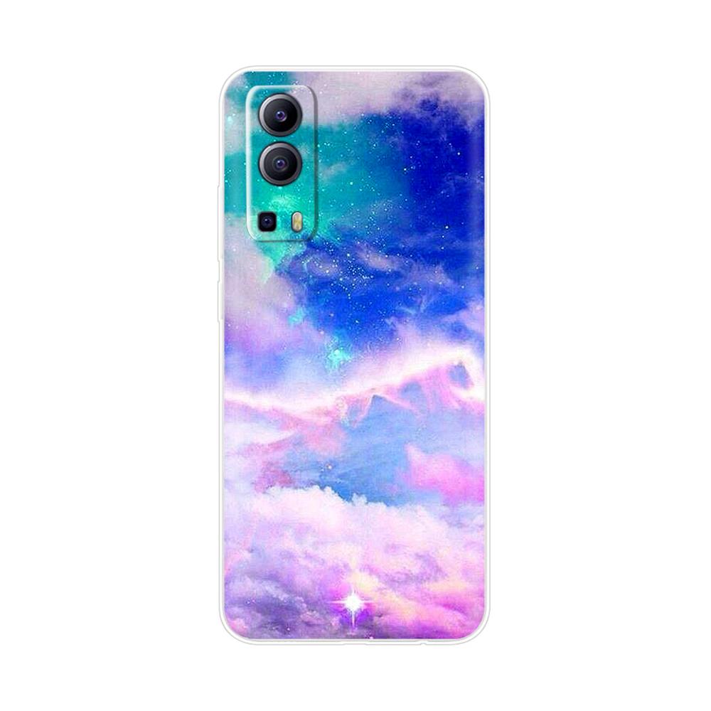 Для Vivo Y72 5G Чехол Силиконовый Мягкий Прозрачный ТПУ Чехол для Телефона Для Vivo Y52 5G vivoY72 Y 72 52 5G Чехол Funda Защитный Coque