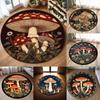 Enchanted Mushroom Kingdom Rug Colorful Round Forest Floor Mat Living Room Decor Bedroom Carpet Inspired By The Magical Forest