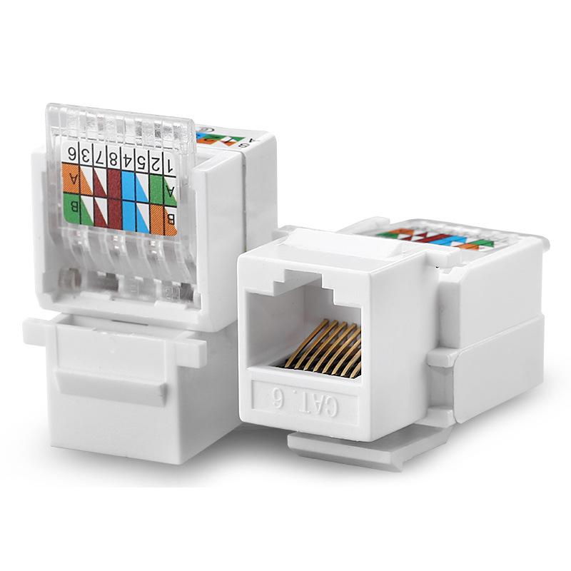 Rj45 Cat6 Utp Keystone гнездовой разъем адаптера Интернет-сети Lan кабель