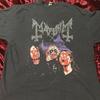 Рубашка с коротким рукавом черного цвета Mayhem Dead & Euronymous KV38936 Унисекс футболка
