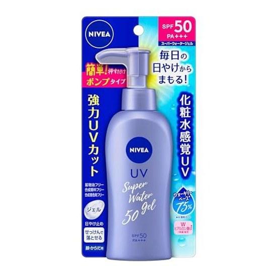 NIVEA Солнцезащитный Гель-Вода SPF50/PA+++ С дозатором 140г