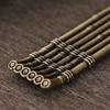 Boat Shape Incense Stick Holder Metal Aromatherapy Ornament  Home Interior Decoration