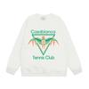 Трендовый международный бренд Casablanca Casablanca letter painted print мужской и женский свитшот с круглым вырезом 380г