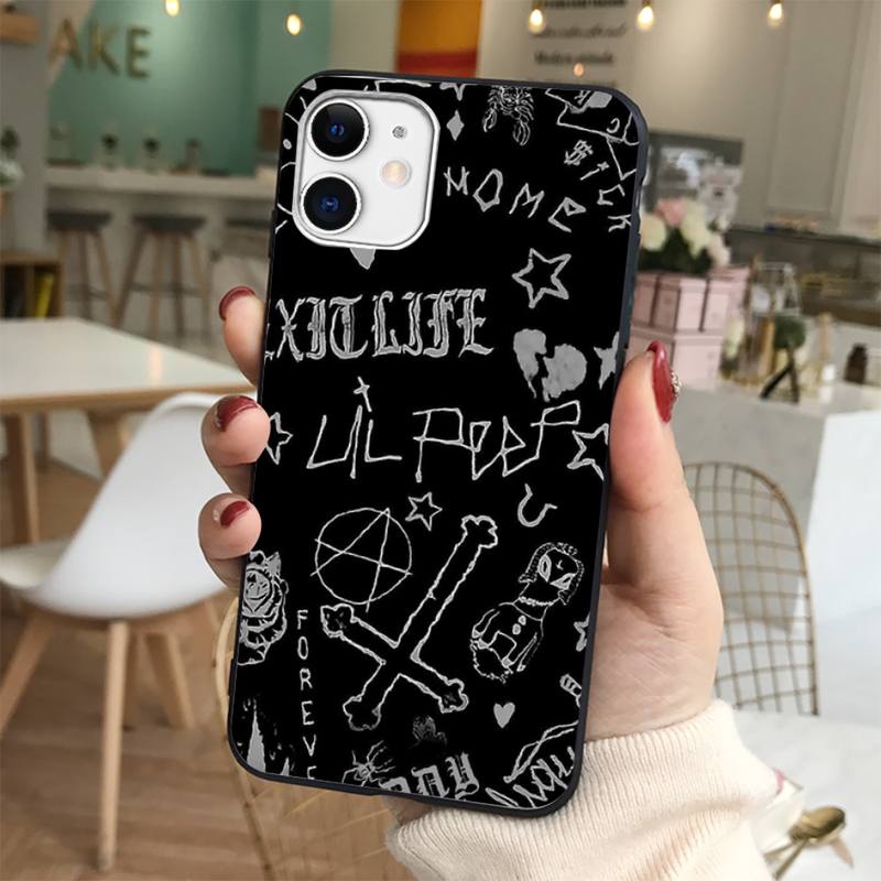 Yinuoda Чехол для телефона Lil Peep Hellboy Love для iPhone 11 12 13 mini pro XS MAX 8 7 6 6S Plus X 5S SE 2020 XR