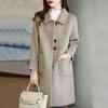 New Autumn and Winter Wool Korean Style Thickened Wool Coat Stylish Small Mid-length Women's Jacket