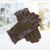 Новые мужские перчатки из овчины, для улицы, для верховой езды, модные, с сенсорным экраном, вязаные, без подкладки, весенние, для вождения, осенние