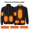 Men's Smart Electric Heated Fleece Jacket - USB Charging, Constant Temperature Heating