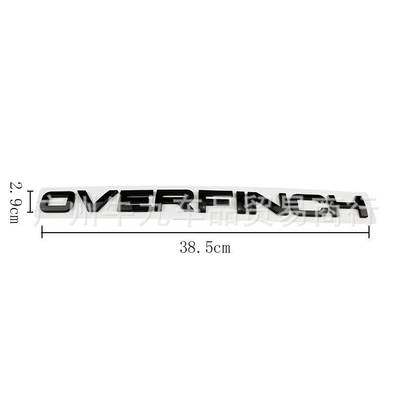 Подходит для Range Rover Ofan Cover Mark Задняя крышка багажника Mark Капот Английский Логотип Автомобиля Mark Overfinch