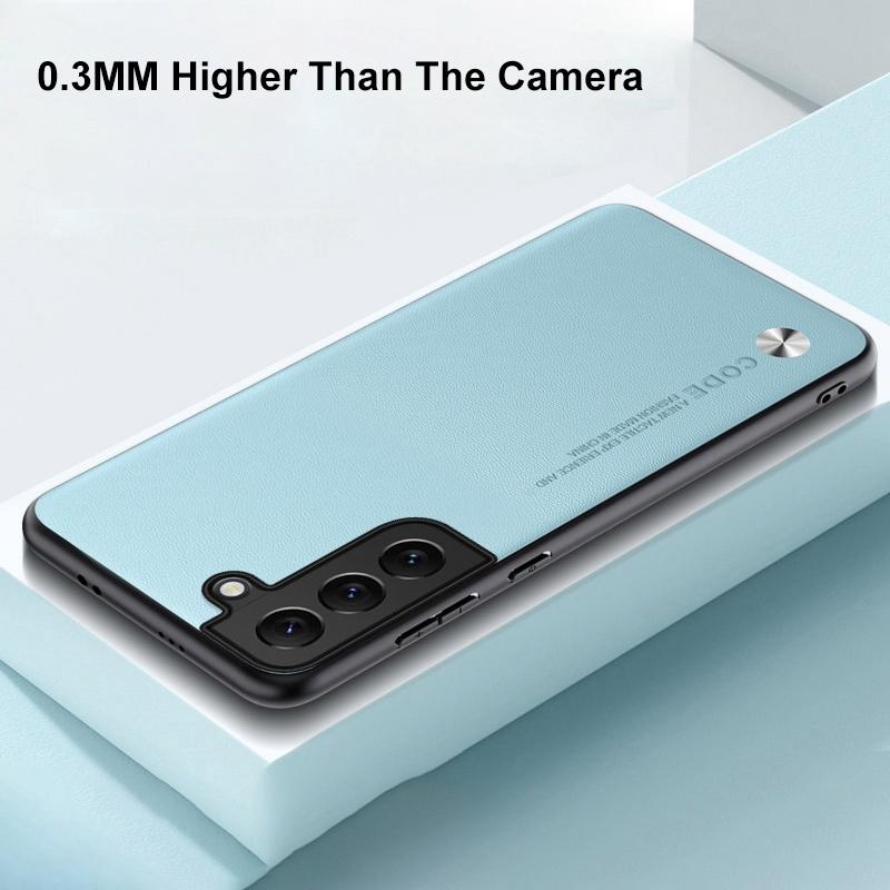 Luxury PU Leather Case For Samsung Galaxy S22 Plus Back Cover Silicone Shockproof Protection Phone Case For Samsung S22 Ultra 5G