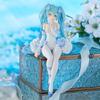 15CM Height "Hatsune Miku, Powder Butterfly Flower Elf Version, Figure/Garage Kit (GK) of Anime Girl, for Computer Case or Car Ornament, Gift