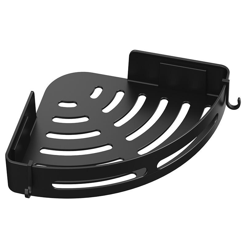 Многофункциональная полка для душевой комнаты, туалет без сверления, настенная треугольная полка для хранения туалетных принадлежностей