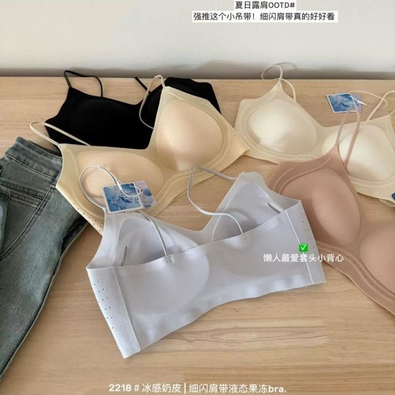Женский camellia cool ультратонкий бесшовный удобный бюстгальтер-майка для красоты спины