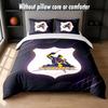 Melbourne Storm Design Bed Bedding Set 1 Duvet Cover + 2 Pillowcases Soft Breathable Household Bed Linens