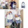 Miffy Cartoon Bunny Mini Backpack For Girls With Nylon Material And Inside Pocket For School Use