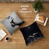 Black and White Sexy Girl Pillow Cover for Bedroom Room and Living Room Sofa Decorative Cushion Cover