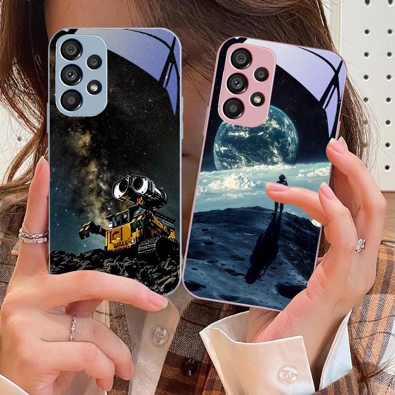 Red Moon Explorer Чехол для телефона из закаленного стекла для Samsung Galaxy S10 4G S20 11E 30 S21 22 S24 Fe Pro S23 S25 Ultra 5G S9