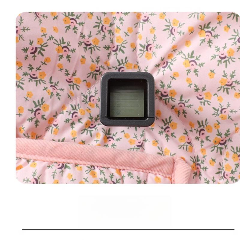 Новая осенне-зимняя флисовая куртка для девочек в корейском стиле, с цветочным принтом, на хлопковой подкладке, из стильного вельвета, детское универсальное хлопковое пальто