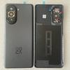 For Nova 10 Pro New Tempered Glass Back Cover For HW Nova 10 Pro Spare Parts Back Battery Cover + Camera Frame