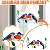 Creative And Novel Colorful Acrylic Window Pendant Bird Decoration Ornaments