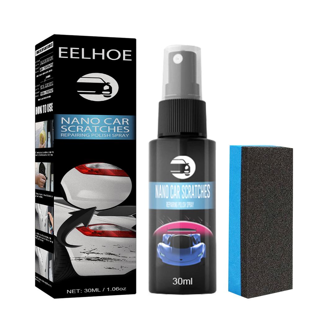 Нано-средство для удаления царапин с автомобиля, инструмент для удаления вихрей, восстановитель прозрачности, нано-спрей для ремонта покрытия для краски кузова автомобиля