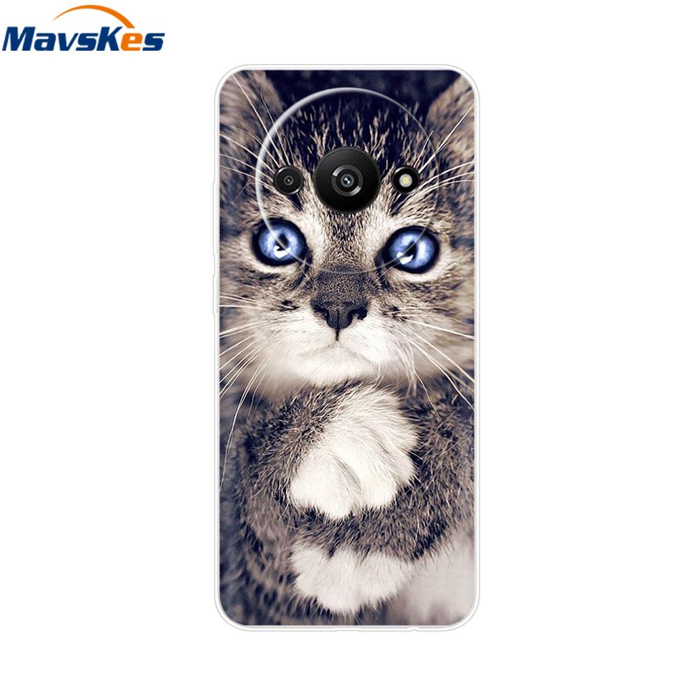 Чехол для Xiaomi Redmi A3 RedmiA3 Funda 6.71'' Прозрачная Мягкая Силиконовая Задняя Крышка Для Xiaomi Redmi A3 Ударопрочный Coque Бампер