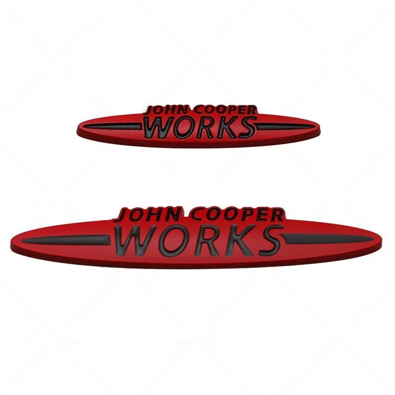 Металлические наклейки-эмблемы JCW John Cooper Works Наклейка на крыло автомобиля, задний багажник