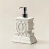 Retro Roman Column Resin Lotion Pump Bottle Refillable Liquid Hand Soap Container  Gift