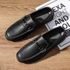 2024 Spring Summer Men's Dress Shoes White Loafers Leather Casual Shoes Slip On Moccasin Shoes Fashion Hollow Out Design Shoes