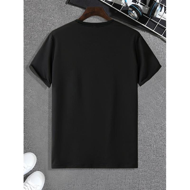 Funny Men'S T-Shirt with Italian Phrase - 'What'S The Italian Name for Bald?' Printed on The Back, Gift for Dad Father'S Day, Casual Short-Sleeved