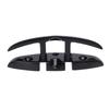 5in Boat Folding Cleat Heavy Duty Black Stainless Steel Marine Dock Cleat for Yachts Speedboats Fishing Boats