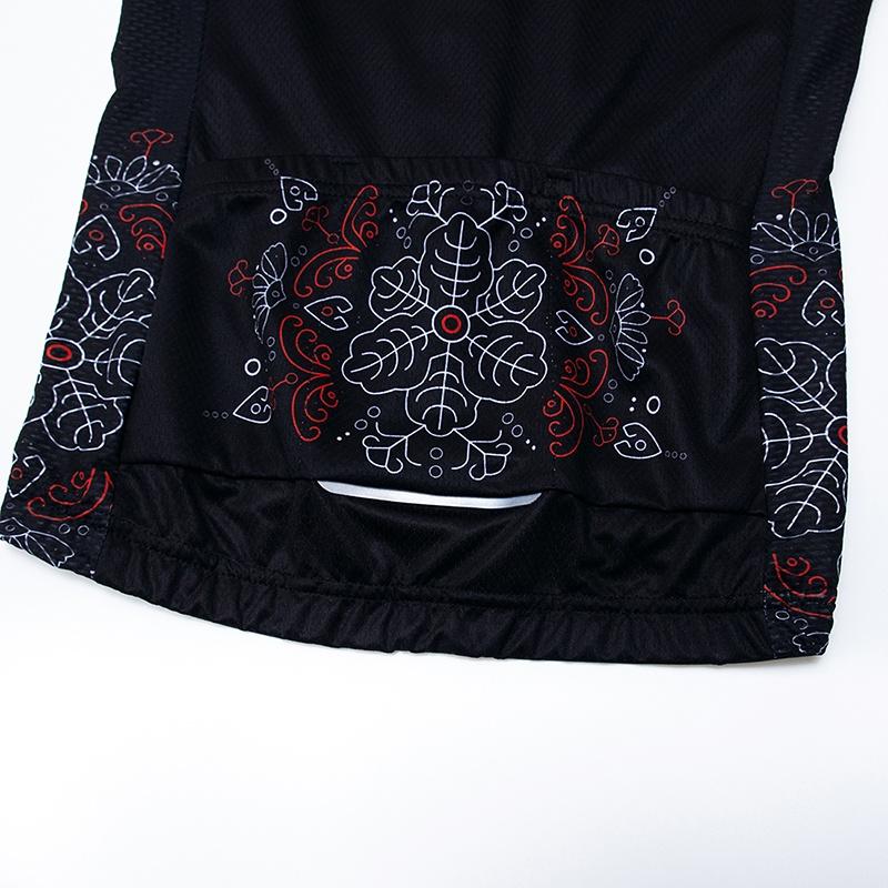 Летний комплект одежды с коротким рукавом для езды на велосипеде, черные женские спортивные трикотажные костюмы