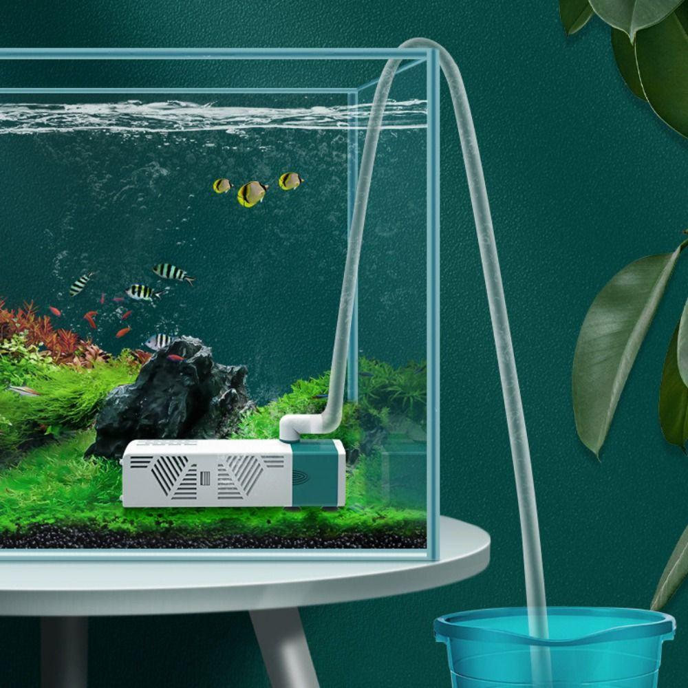 3/6/10 Вт Погружной фильтр для аквариума Регулируемый сборщик фекалий рыб Фильтр Аквариум