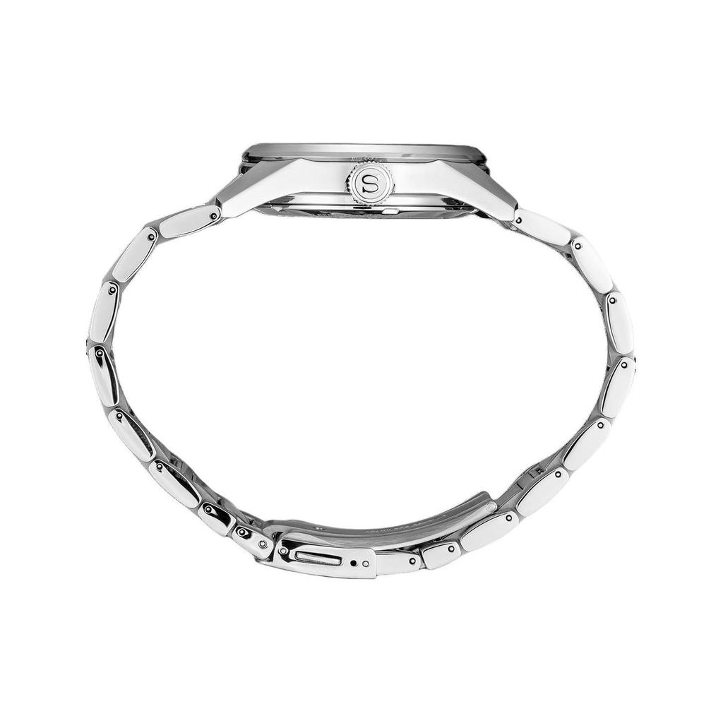 Seiko Мужские часы Presage с механическим механизмом и стальным ремешком, зеленый циферблат SPB169J1