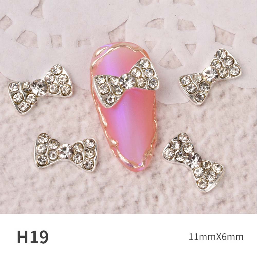 Pearl Manicure Super Flash DIY Nail Art Decorations Nail Jewelry Crystal Bow Nail Rhinestones