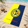 Пляжное полотенце из микрофибры Club America, быстросохнущее, не оставляющее песка, легкое, для путешествий, плавания, кемпинга