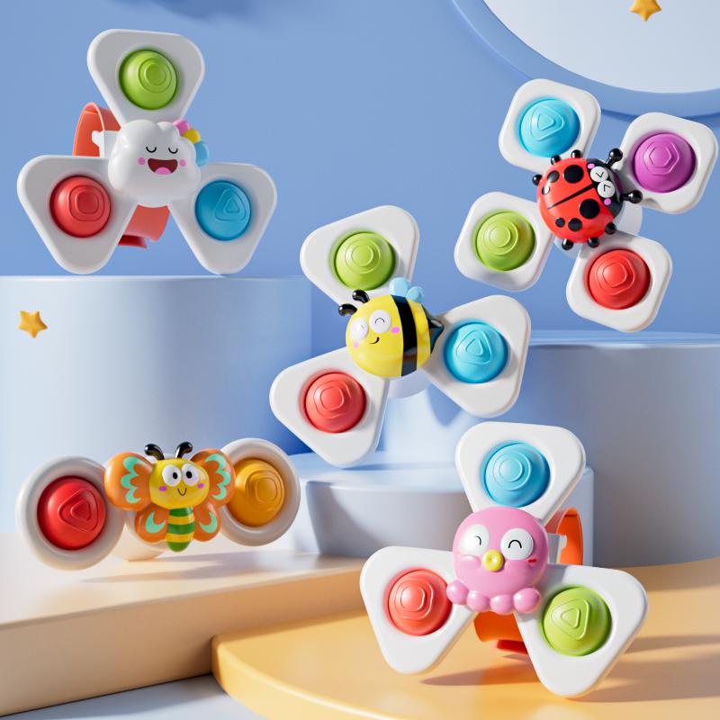 Мультяшная вращающаяся игрушка-насекомое, игрушка для ванны на морскую тематику, игрушка для снятия стресса